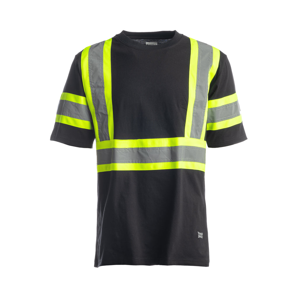 Tough Duck Hi-Vis Safety T-Shirt Black